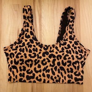 NWT Balance Athletica Ascend top King Cheetah